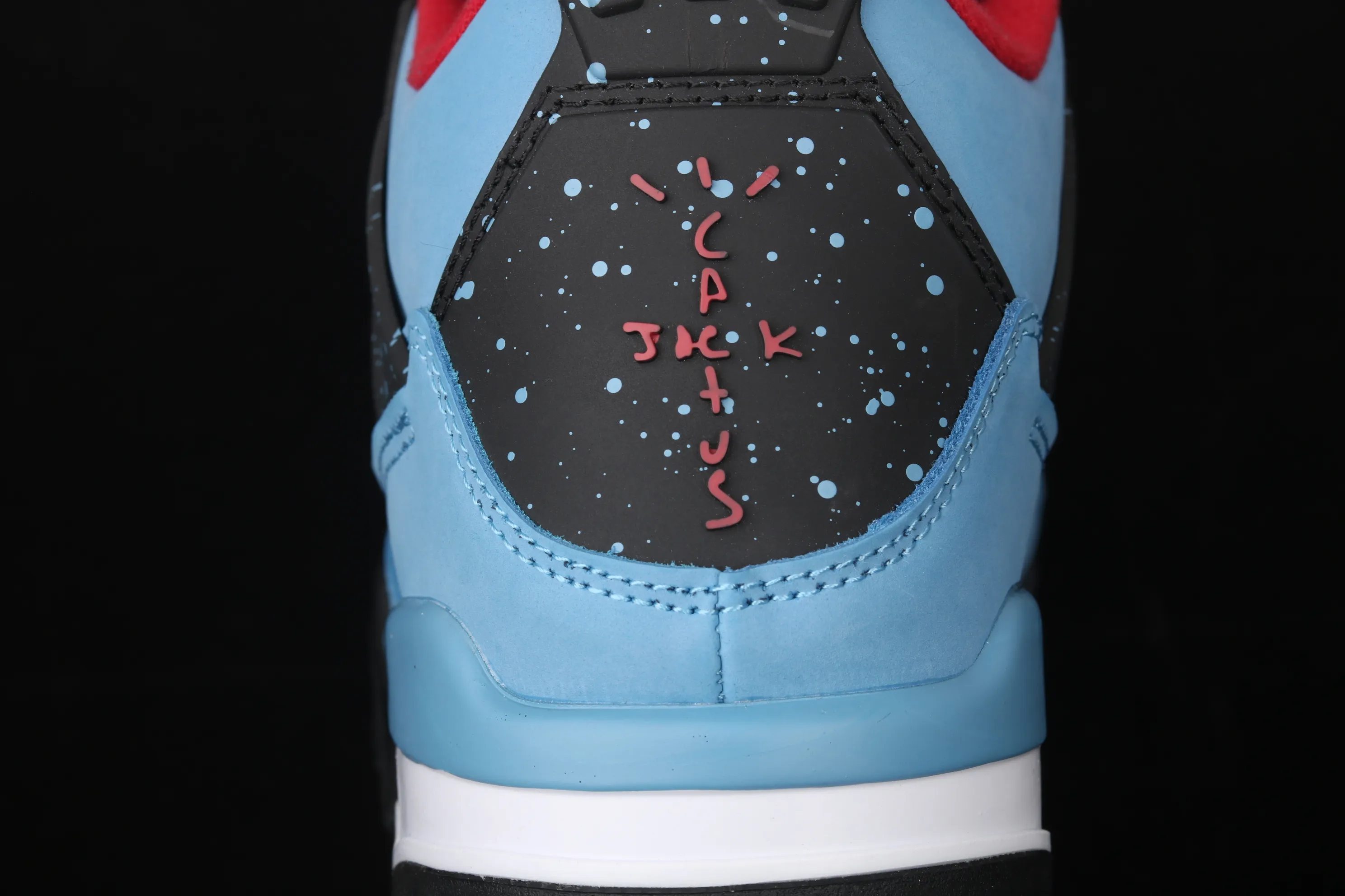 All categories Air Jordan Jordan series basketball shoes Air Jordan 4 G version Travis Scott Cactus Jack x Air Jordan 4 Joe 4 AJ4 joint model Suede blue 308497-406
